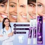 Dantų ra&scaron;iklis V34 geltonas dantų dėmių valymo gelis burnos priežiūros gelis akimirksniu balina dantis, giliai i&scaron;valo, pa&scaron;alina dėmes ir gaivina kvėpavimą namuose ar keliaujant! 1Pcs