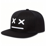 Mada XX Besi&scaron;ypsančio veido siuvinėjimas Basebal kepuraitė Medvilninės Snapback Kepurės Reguliuojamos hiphopo sportinės kepuraitės Vyri&scaron;kos Moteri&scaron;kos lauko kepurė nuo saulės juoda