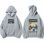 Tikrai Galbūt Grafiniai Džemperiai Oasis-s Grupė Gyvai'25 Grafiniai Džemperiai Sunki Metalo Mada Vyrams Sudadera Gatvės Drabužiai Unisex Laisvalaikio Vir&scaron;us L pilka spalva