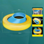 Tualeto flan&scaron;o žiedas, blokuojantis kvapą, kam&scaron;tis, remontas, drenažas, atbulinio srauto prevencinis vožtuvas, tarpinė, sandarinimas