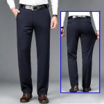 Elastinės vyri&scaron;kos kostiumo kelnės plonos tiesios kelnės, atsparios rauk&scaron;lėms, nelyginamos gatvės drabužiai, vyri&scaron;kos kelnės verslas 38
