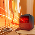 Ne&scaron;iojamas elektrinis &scaron;ildytuvas Mažo triuk&scaron;mo Patogus namams, bendrabučiui, biurui