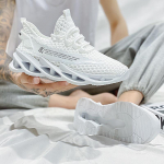 2024 Nauji Vasariniai Vyri&scaron;ki Sportbačiai Tinklelis Kvėpuojantys Bėgimo Teniso Batai Lauko Sportui Tenis Masculino Balti Laisvalaikio Ėjimo Batai 39 balta