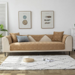 Žieminis pliu&scaron;inis sofos užvalkalas Neslystantis &scaron;iuolaiki&scaron;kas slydimas sofos sėdynės pagalvėlė sofa rank&scaron;luosčių sofos užvalkalai, skirti svetainės namų dekoravimui 70*70cm smėlis