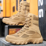 Madingi žiemos ankle boots vyrams Dykumos žygio vyri&scaron;ki batai Lauko platforminiai Originalūs trekingo batai Vandeniui atsparūs Neslystantys Masculino Bota 39 brown