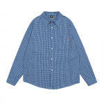 2024 m. raidės ilgomis rankovėmis mar&scaron;kinėliai japoni&scaron;ko Honkongo stiliaus laisvi mar&scaron;kinėliai berniukams, vasari&scaron;ki, madingi, universalūs, laisvalaikio paltai M mėlyna