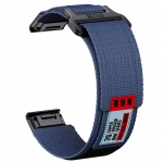 Runcool 22 mm 26 mm pločio Garmin Fenix ​​7 7X Pro 6 6X 5 5X Plus QuickFit dirželis, instinktyvus 2 keičiamas apyrankė 22mm tamsiai mėlyna spalva