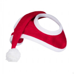 Horse Christmas Hat Party Headpiece Velvet Santa Xmas for Dress up 35cmx43cm