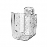 Sieninės servetėlių dėžutės laikiklis Virtuvinių servetėlių laikymo dėžutė Lengvai montuojama Daugkartinio užpildymo servetėlių konteinerio audinių laikiklio dozatorius su siurbimo taurele