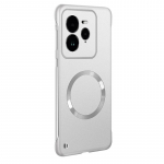 Metalizuoto dažymo berėmis kietas PC galinis dangtelis, skirtas Oppo Realme GT 7pro GT7pro, magnetinis, skirtas Magsafe belaidžiam įkrovimui, matinis buferis realme GT 7pro juoda