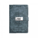 A5 slaptažodžių bloknotas Retro saugus dienora&scaron;čio segtuvas Creative Hand Ledger Office