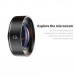 I&scaron;maniojo telefono objektyvas 10x makro 65 mm portretas 170&deg; žuvies akies 16 mm itin plataus kampo objektyvas, skirtas mobiliajam telefonui iPhone 15 14 13 X Pro Max Samsung