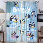 B-BlueyS Blackout užuolaidos kambariui, 2 panelės, modernios svetainės užuolaidos, 2 vnt., namų interjero užuolaidos, užuolaidų užuolaidėlės, tullas miegamajam W96xH183cmx2pcs-CL