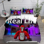 Gorilla Tag Patalynės Komplektai Gorilla Tag VR Žaidėjas Antklodės Užvalkalas, Antklodė Pledas Lovos Užtiesalai Miegamojo Dekoravimas Namų Reikmenys 135x200cm 2pcs