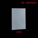 10 vnt A3 A4 A5 ra&scaron;alinio ir lazerinio spausdinimo skaidrių plėvelių fotopopierius 148*210mm skaidri