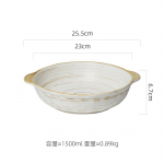 Vintažinis keraminis dubuo su dvejomis auselėmis, didelės talpos sriubos dubuo, salotų dubuo, dubenys virtos žuvies patiekimui, serviravimo dubenys, vie&scaron;bučio specialybės stalo indai