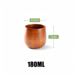 65/180/200 ml Didelio pilvo puodelis Kūrybinis datos i&scaron; medžio raižytas rankomis nuo nuplikimo arbatos puodeliai Paprasti kavos puodeliai Buitiniai gėrimai