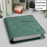 Auk&scaron;čiausios kokybės odinis A5 nuimamas palaidų lapų B5 sąsiuvinis, storas linijuotas dienora&scaron;tis, skirtas individualizavimui. Lined Refill