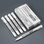 White Marker Pen Paint Aliejiniai vandeniui atsparūs padangų dažymo grafiti ra&scaron;ikliai 1 stick balta