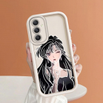 Mink&scaron;tas silikoninis kvadratinių kopėčių spausdinimo ra&scaron;tų telefono korpusas, pilnas dangtis, fotoaparatas, atsparus smūgiams, guminis dėklas, skirtas Samsung Samsung A71 balta
