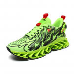 Kedai Vyri&scaron;ki Plok&scaron;čiapadžiai Laisvalaikio Tinklelio Kvėpuojantys Teniso Batai Madingi Storu Padu Amortizuojantys Sportiniai Basakojai Vyrams Kedai 39 žalia