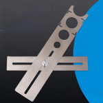 Reguliuojamas nerūdijančio plieno plytelių skylių žymeklis ir gręžimo &scaron;ablonas