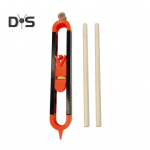 Tikslus kontūro braižymo įrankis su pie&scaron;tukais Kompakti&scaron;kas Ne&scaron;iojamas Lengvai naudojamas Kontūro matavimo įrankis su reguliuojamu užraktu medžio apdirbimui oranžinė/juoda