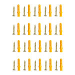 20/40 vnt. Plastikiniai gipso kartono sienų inkarai su varžtais Sieniniai ki&scaron;tukai I&scaron;siplėtimo varžtas sieninėms plok&scaron;tėms, betonui, paveikslų kabinimui B