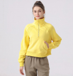 Moteri&scaron;kas flisinis džemperis su gobtuvu jogai ir fitnesui M/Size 4