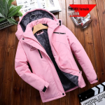 Vyri&scaron;ka ir moteri&scaron;ka lauko neper&scaron;lampama kvėpuojanti vėjo neperpučiama striukė - rudens/žiemos su pliusiniu pamu&scaron;alu ir stora alpinizmo striukė 5X Large (5XL)