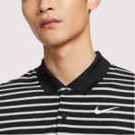 Nike Dri-FIT Victory Dry-Fit Dry-Fit Golfo Polo Mar&scaron;kinėliai Vyri&scaron;ki Vir&scaron;utiniai Drabužiai Juoda Balta DH0830-010 S