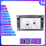 Ossuret Pažangus 8G 128G Android 12 Automobilio Radijas Opel Astra H J 2004 Vectra Vauxhall Antara Zafira Corsa C D Vivaro Meriva 4G Carplay GPS Grotuvas G S4 8Core 4G 32G