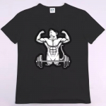 Vasaros mados sunkiasvoriai retro vyri&scaron;ki angli&scaron;kos raidės 100 % medvilnė, marginta apvaliu kaklu Auk&scaron;tos kokybės laisvalaikio fitneso gatvės mar&scaron;kinėliai M