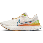 Nike React Infinity Run Flyknit 3 Sail Hot Curry Vyri&scaron;ki sportbačiai White Rift-Blue DV1744-141 43