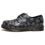 Dr. Martens 1461 I&scaron;krapyto leopardo ra&scaron;to unisex sportbačiai juodi 27686001 37