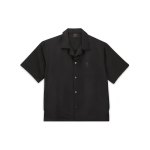 Jordan X Trophy Room Bendradarbiavimas SS24 Vienspalvis Mygtukinis Kvėpuojantis Lengvas Megztas Trumpomis Rankovėmis Mar&scaron;kinėlis Vyri&scaron;ki Mar&scaron;kiniai Juodas FQ3847-010 L black
