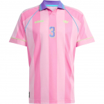 Adidas Originals Dryžuotas Logotipas Trumpomis Rankovėmis Polo Mar&scaron;kinėliai Vyri&scaron;ki Polo Mar&scaron;kinėliai Skaidriai Rožiniai KD2255 M