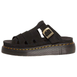 Dr. Martens Maxxy Madingos Patogios Nesidėvinčios &Scaron;lepetės Unisex Sandalai Juodi 41125001 36