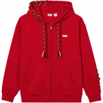 Levis SS25 Naujųjų Metų Riboto Leidimo Laisvas Džemperis Su Rai&scaron;teliais Vyri&scaron;kas Striukė Raudona 003ZM-0000 XS