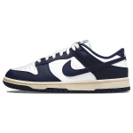 Nike Dunk Low Vintage Navy Moteri&scaron;ki sportbačiai Mėlyni Balti Vidurnakčio Mėlyni DD1503-115 35.5 beige