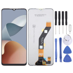 ZTE Blade A34 LCD ekranas su lietimui jautriu sluoksniu, pilnas surinkimas (Juoda) juoda