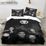 3D spausdinys Tokio Hotel patalynės komplektas berniukams mergaitėms viengulis karalienės karali&scaron;ko dydžio antklodės užvalkalas pagalvės užvalkalas lova berniukams suaugusiems namų tekstilė 70x133cm 2pcs