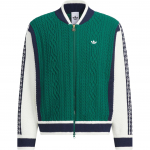 Adidas Originals Kardiganas Patogus Mink&scaron;tas Odai Draugi&scaron;kas Laisvo Mezgimo Megztinis Vyri&scaron;ki Vir&scaron;utiniai Drabužiai KS5962 S
