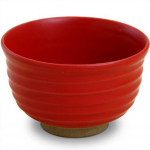 RAO3Z Arita Ware Raudono glazūro Matcha dubenėlis (510cc)