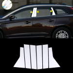 Skirta Volvo XC60 AU 2008-2017 Chrome Window BC stulpelio juostos dangtelio apdailai nerūdijančio plieno automobilių centro ramsčiams Chrome