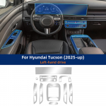 HYUNDAI TUCSON 2025-UP Anti-scratch Automobilio Interjero Centrinės Konsolės Medijos Prietaisų Skydelio Navigacijos TPU Apsauginė Plėvelė Lipdukas left hand drive