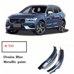 2025 for volvo xc60 mud flaps blue 2018 -2024 special rear door rear wheel fender modification car accessories mudguard džinsinio mėlyna spalva