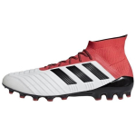Adidas Predator 18.1 Slip Resistant Abrasion Resistant Soccer Shoes Men's White Red Black CP9257 40⅔