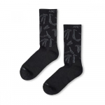 Arc Teryx Fw25 Merinoso Vilnos Grotto Vidutinio Ilgio Kojinės Aepfu08543 WHITE / BLACK/LG