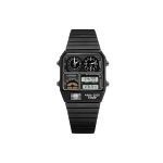 CITIZEN Kvarcinis Mechanizmas Nerūdijančio Plieno Apyrankė Laikrodis Unisex Juodas Ciferblatas JG2105-93E JG2105-93E